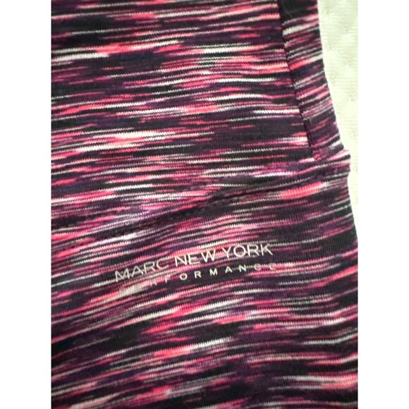 Marc New York Womens Leggings XL Space-Dyed Athleisure Artsy LOT of 2 Pink/Blue - Picture 5 of 10